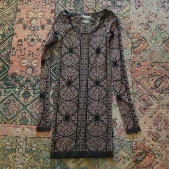 💥FREE W$25P💥Free People Jacquard Mini Dress
 XS - Picture 2 of 4